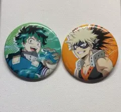 緑谷出久と爆豪勝己のピンバッジセット