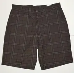デットストック YAGO SHORTS ブラウン チェックショートパンツ