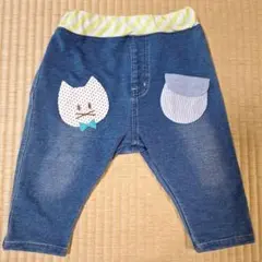 #014 BABY CHEER 6分丈ネコポケットパンツ 100