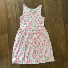 H&M ハート ノースリーブ ワンピース 150cm キッズ