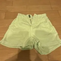 ライトグリーン ハーフパンツ 130cm
