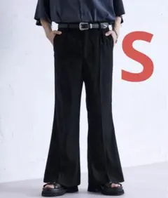 Ellno Loset センタークリースフレアパンツ