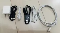 USBケーブル 6本セット ACアダプタ付き