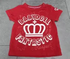 BABYDOLL 赤 Tシャツ 80㎝