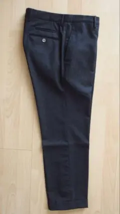 PT01 ダークグレー スラックス ウール混紡