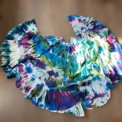 ベリーダンス　ジプシースカート　タイダイ