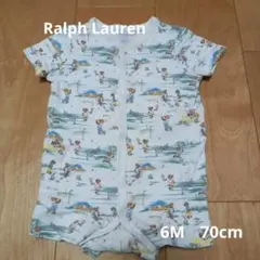Ralph Lauren ベア ロンパース6M 70cm