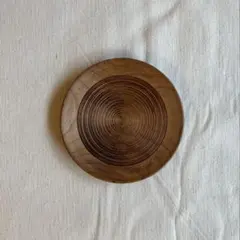 拭き漆のお皿