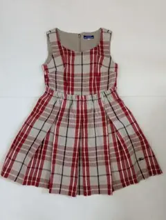 BURBERRY BLUE LABEL バーバリー チェック柄ノースリーブワンピ