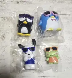 はぴだんぶい グラサンばちばちフィギュア ４種 ガチャガチャ