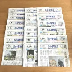 毎日小学生新聞21セット（8/1-811、8/13-8/22）付録や特別号等なし