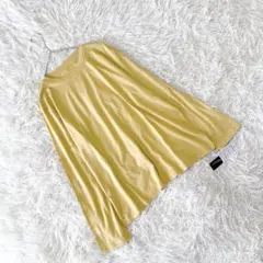 新品 《プレッツォ》 (M-L) クルーネックカットソー 長袖 インナー 無地