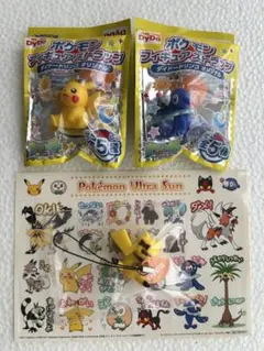 【未開封】（非売品）ポケモンフィギュアストラップ　2個（おまけ付き）