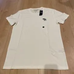 【新品タグ付】Abercrombie & Fitch ホワイト Tシャツ S