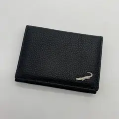 ☆新品 未使用☆クロコダイル☆名刺入れ☆カードケース☆本革☆ブラック