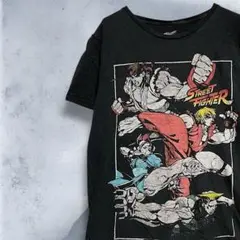 BHHD ゲーム Tシャツ 古着 黒 ストリートファイター レトロ キャラ