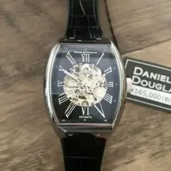定価16万円 DANIEL&DOUGLAS 腕時計 ブラック 国内正規品