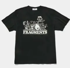 VA藤原ヒロシpeanutsスヌーピー FRAGMENTS Tシャツ ブラックL