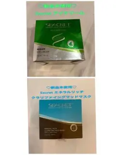 【再度値下げ】Secretミネラルリッチ クラリファイング マッドマスク100㎖