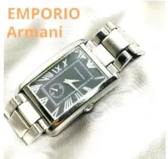 Emporio Armani シルバー ブラック 時計 メンズ　レディース