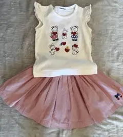 ファミリア⭐︎Tシャツとスカートのセット⭐︎100