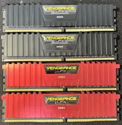 CORSAIR メモリ DDR4 32GB (8GB x 4) 2666MHz