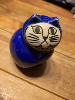 極美品★Lisa Larson リサラーソン　ミアブルー生産限定品MIA
