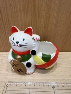 招き猫 小物入れ hap