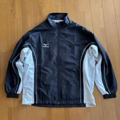 ミズノ ウィンドブレーカー上 L 黒