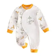 メリーゴーランド柄ロンパース