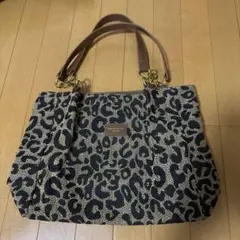 ヒョウ柄トートバッグ