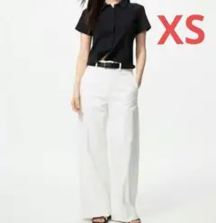ユニクロ　UNIQLO　ワイドトラウザージーンズ　XSサイズ　新品