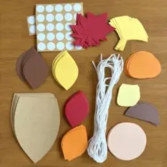 みのむし　きのこ　秋　吊るし飾り　保育園　幼稚園　高齢者施設　製作キット