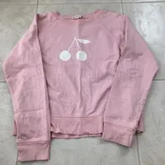 ボンポワン チェリー トレーナー ピンク 10サイズ スウェット