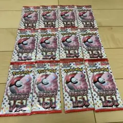ポケモンカードゲーム 151 パック 12個セット