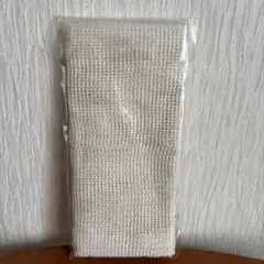 新品。京都シルク屋さんのつるすべボディタオル　アイボリー