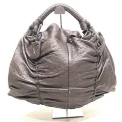 【レア】FURLA ハンドバッグ ワンハンドル レザー ブラウン レディース