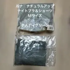 ダスティグリーン　ルーナナチュラルアップナイトブラ＆ショーツ　Mサイズ