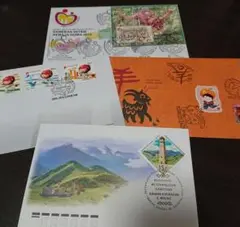 First Day Cover 初日カバー 4点セット 海外