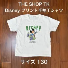 THE SHOP TK Disney プリント半袖Tシャツ　ミッキー　130