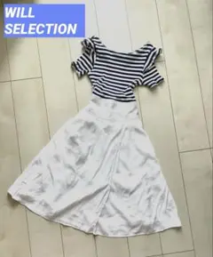 WILLSELECTION ウィルセレクションバックリボンワンピース