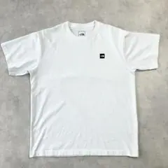 ザノースフェイス　S/S SML ボックスロゴT 　プリント　白　188