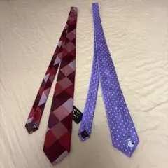 【新品未使用】DAKS チェック柄 ネクタイ＋おまけ