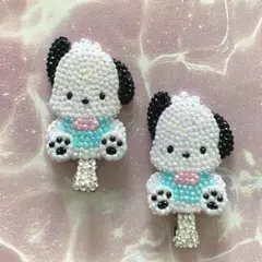 即発送　前髪クリップ　キティちゃん　ぽちゃっこ　ポチャッコ　デコ　サンリオ