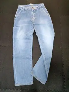 604.ladies ice wash stretch denim pants