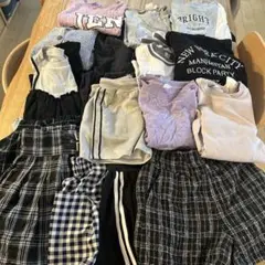 16着　小学生高学年　カジュアルTシャツ・ショートパンツセット