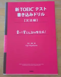 TOEICテスト書き込みドリル : 書いて覚える20日間完成! 文法編