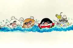 それぞれの！すいみんぐぅ！8/5 7（原画）ポストカードのみ