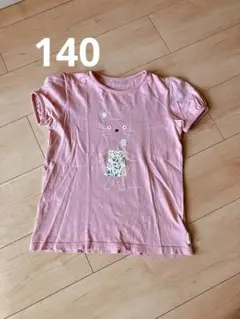 mini labo ピンク ウサギ Tシャツ　140