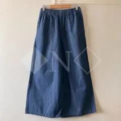 and it_（アンドイット）ワイドデニムパンツ ブルー Mサイズ